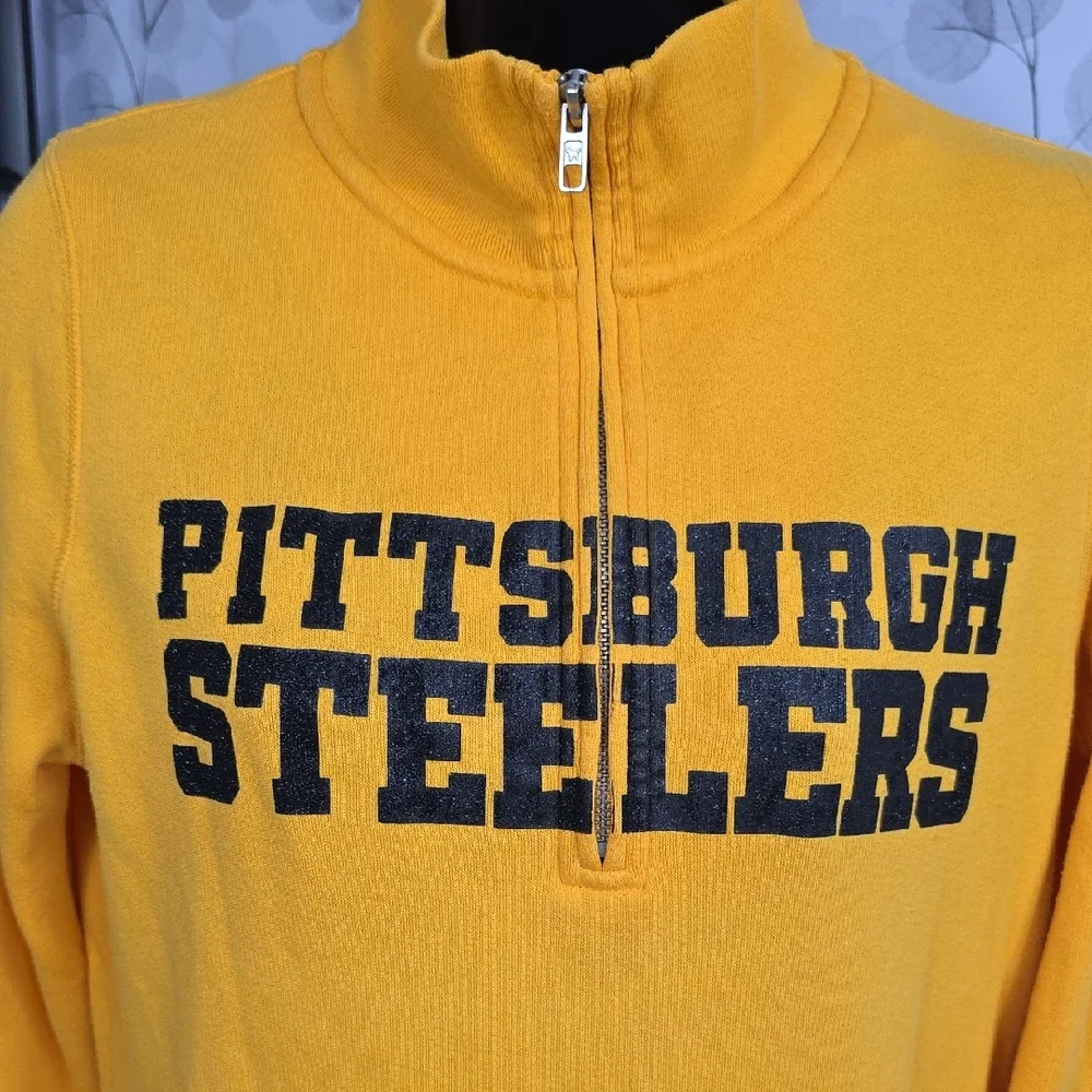 PINK Victoria's Secret x NFL Pittsburgh Steelers 1/4 Zip Pullover - Picture 6 of 11
